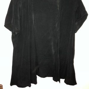 Black chiffon top